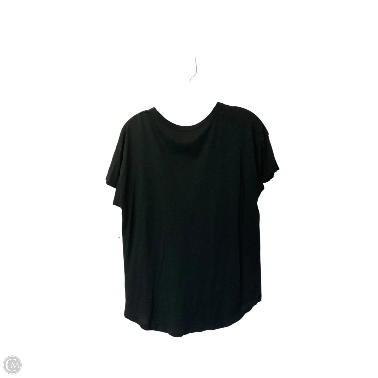 Top Short Sleeve By Madewell In Black, Size: M