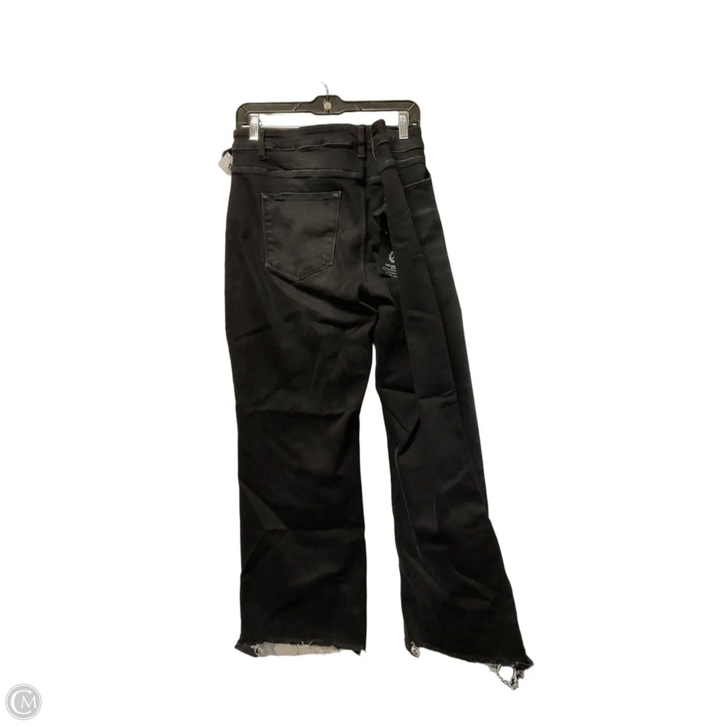 Jeans Straight By Risen In Black Denim, Size: 3x