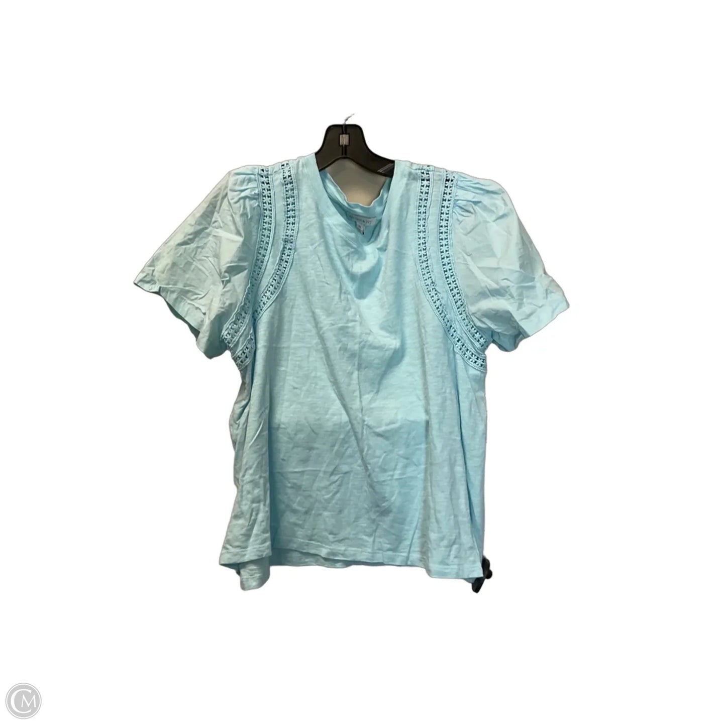 Top Short Sleeve By Crown And Ivy In Blue, Size: Xl