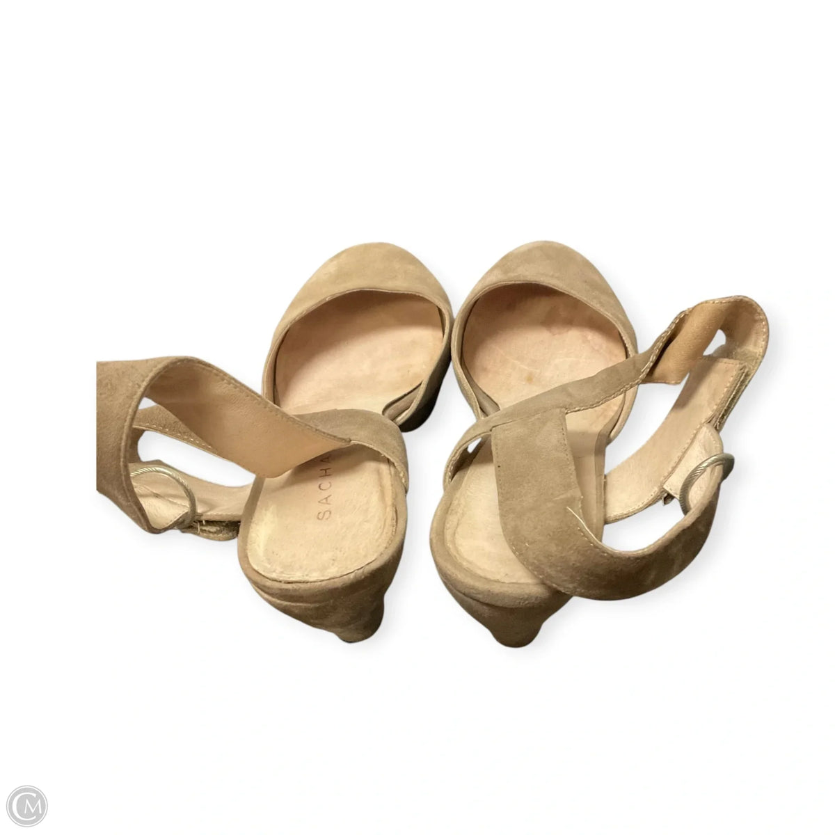 Shoes Heels Block By Cmc In Tan, Size: 8.5