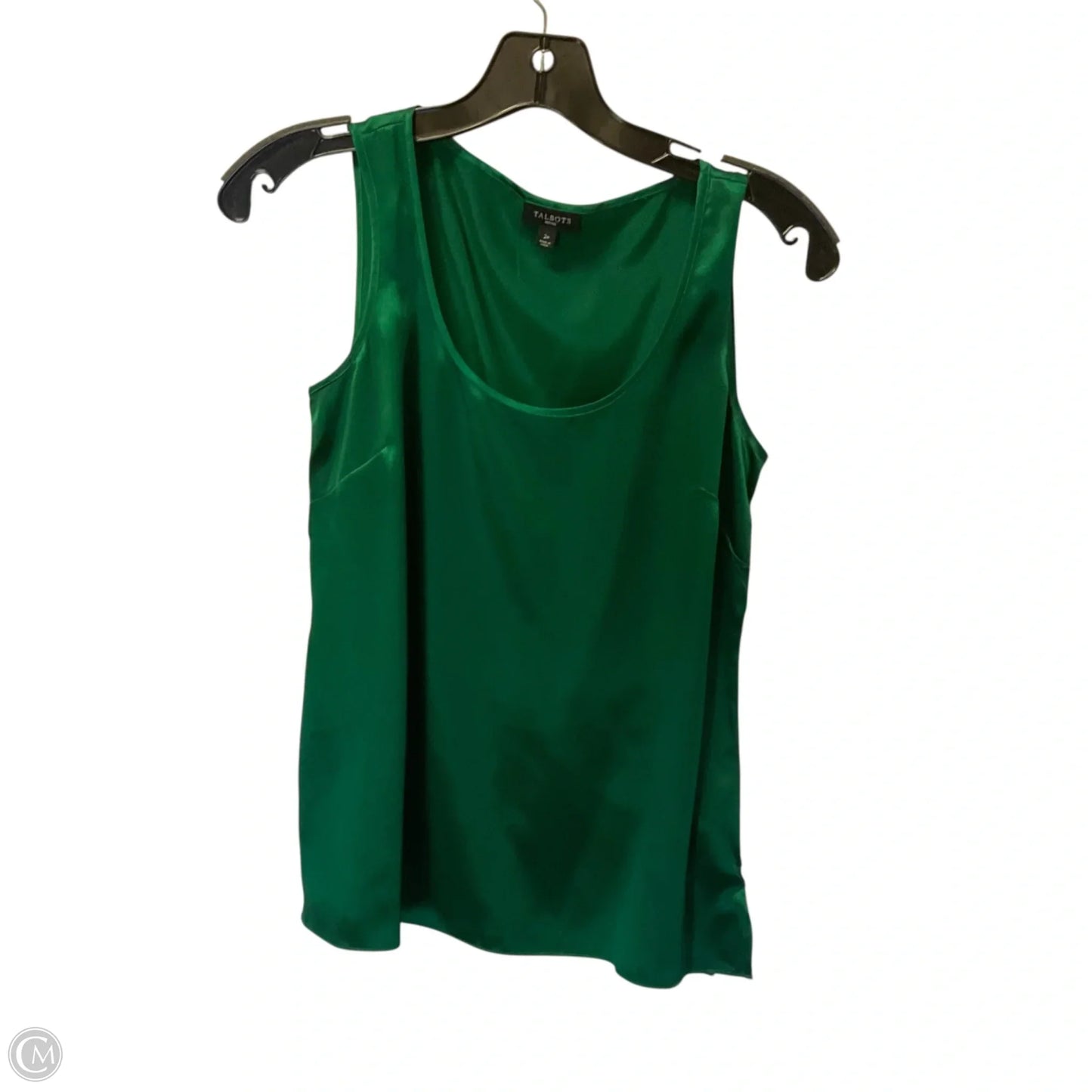 Top Sleeveless By Talbots In Green, Size: S