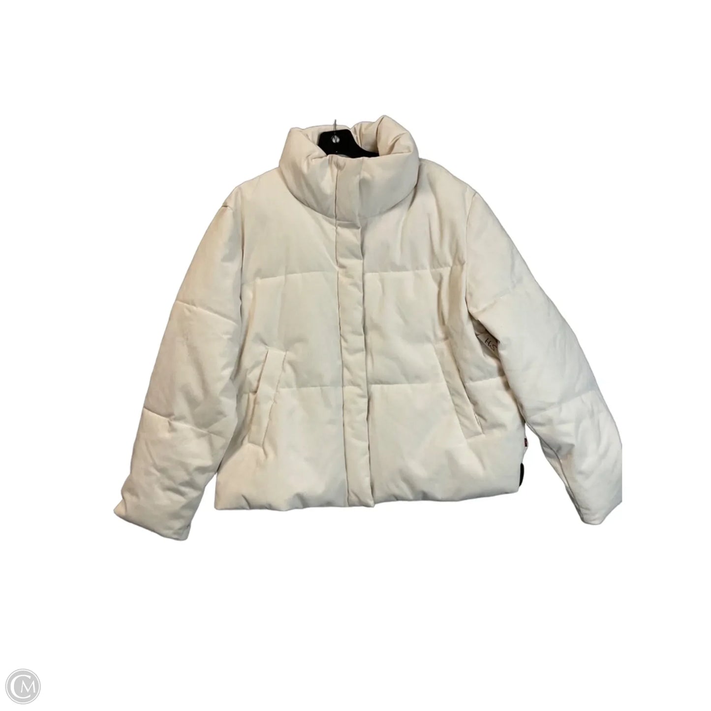 Jacket Puffer & Quilted By Levis In Cream, Size: Xl