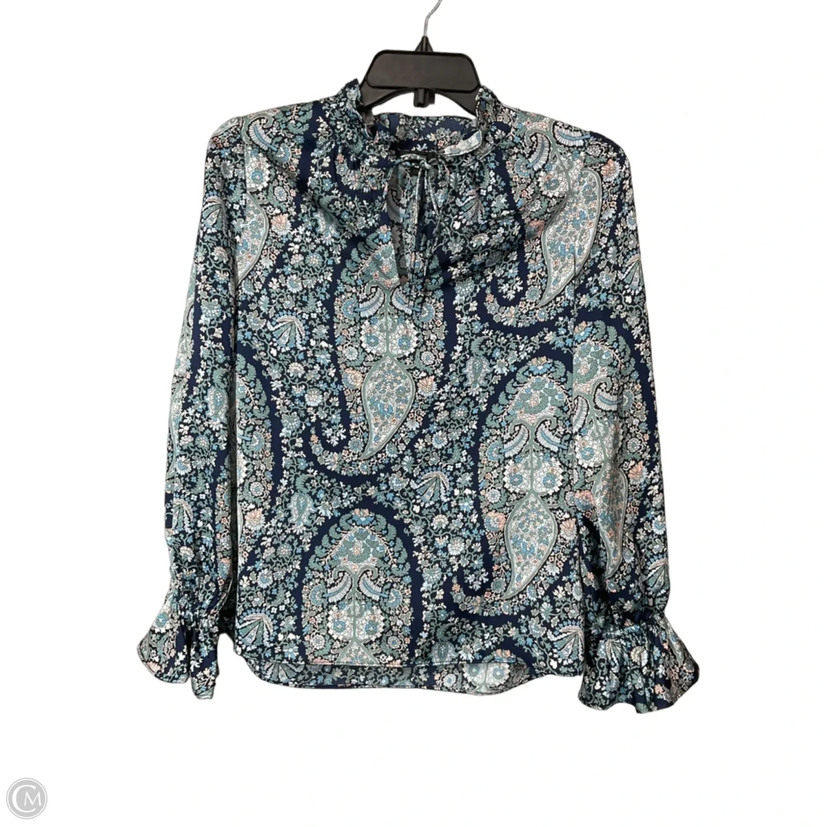 Top Long Sleeve By J. Crew In Blue, Size: Xs