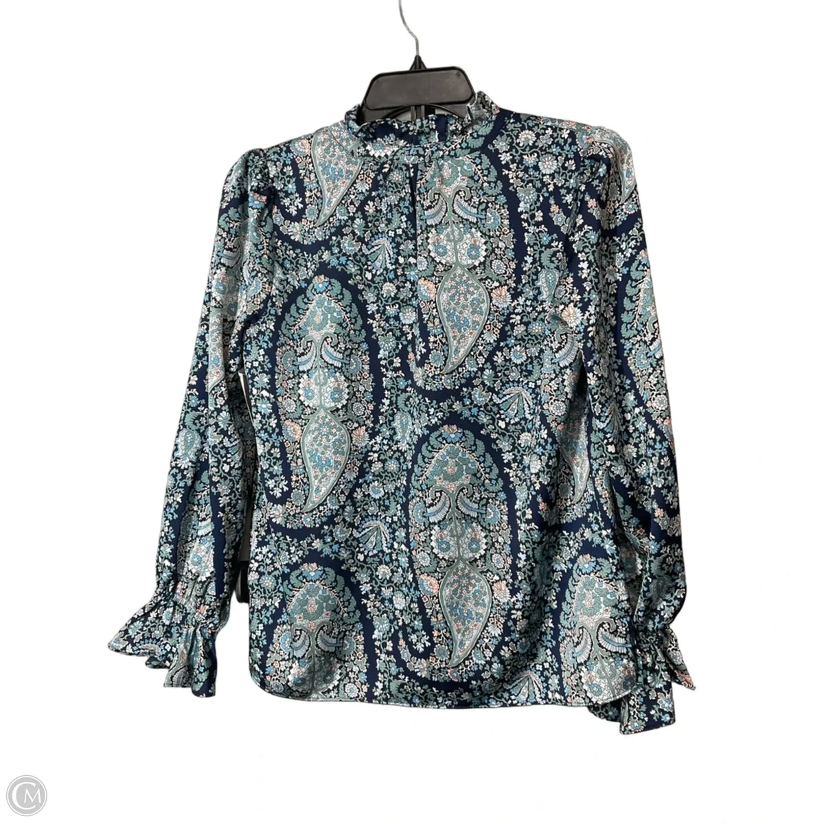 Top Long Sleeve By J. Crew In Blue, Size: Xs