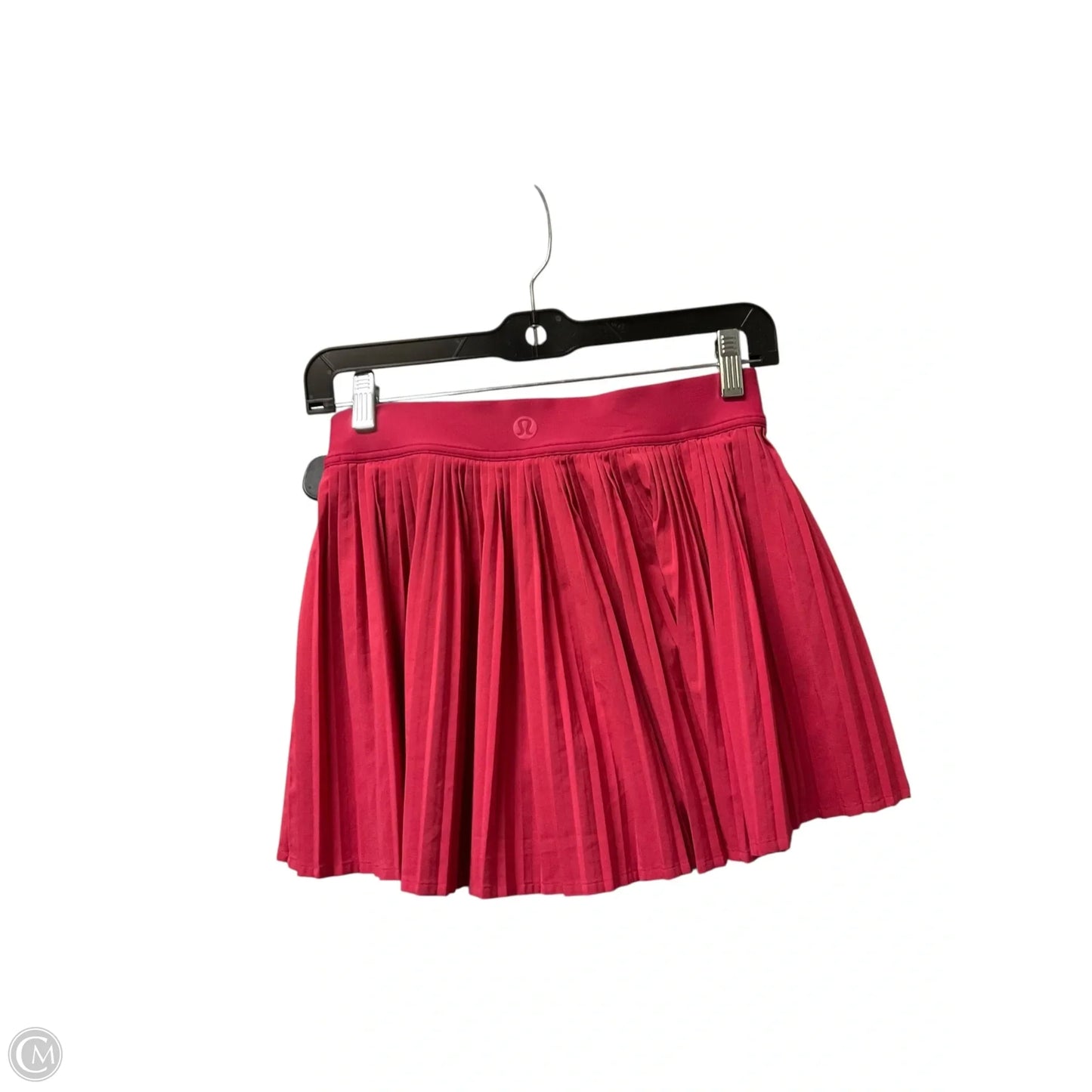 Athletic Skort By Lululemon In Red, Size: 4