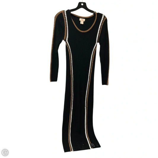 Dress Designer By Camila Coelho In Black & Brown, Size: S
