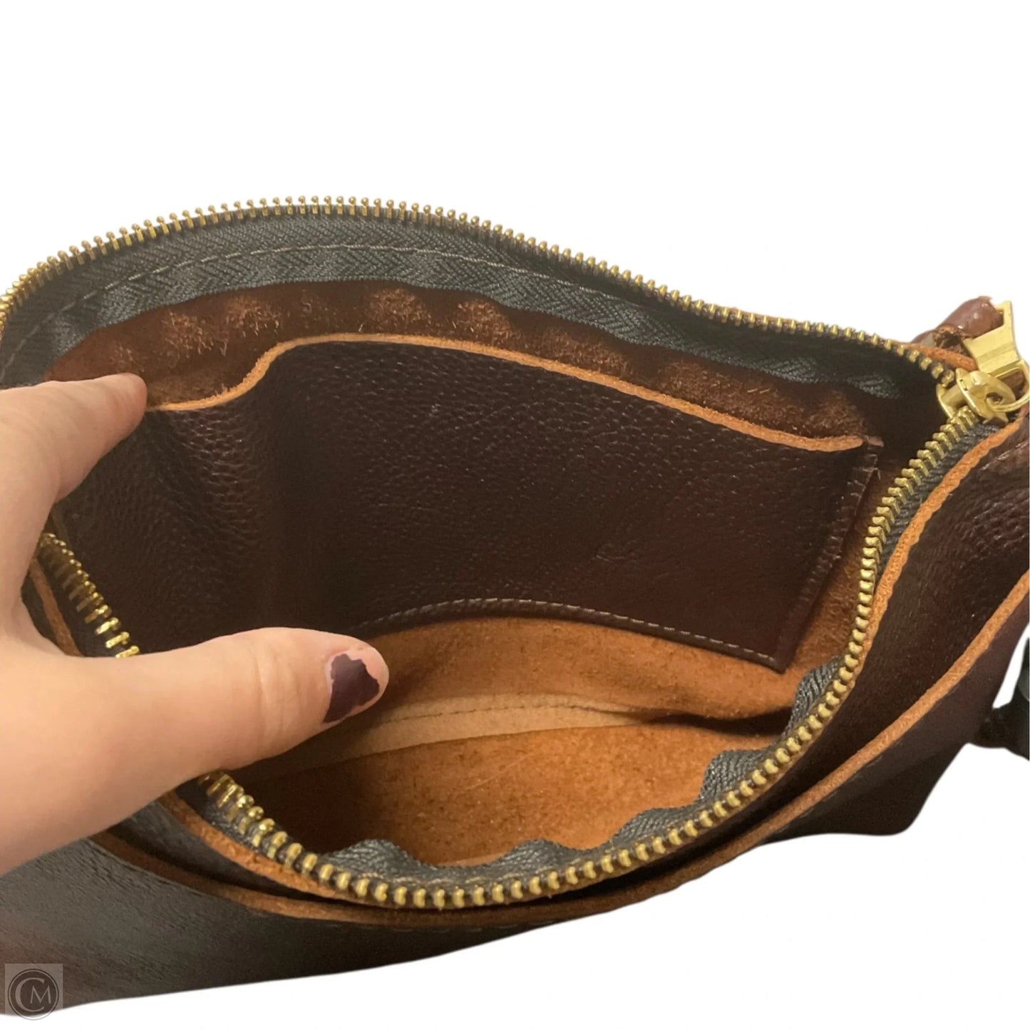 Crossbody Leather By Portland Leather, Size: Small