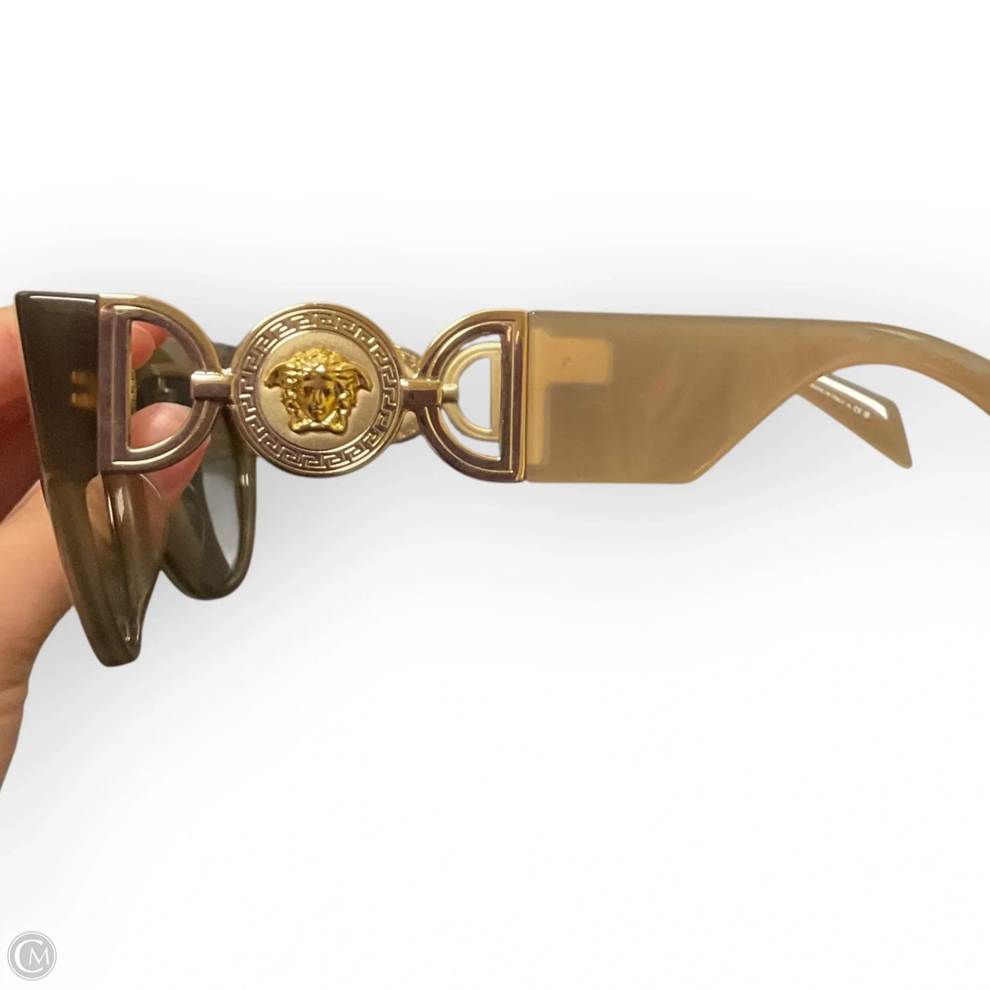 Sunglasses Luxury Designer By Versace, Size:
