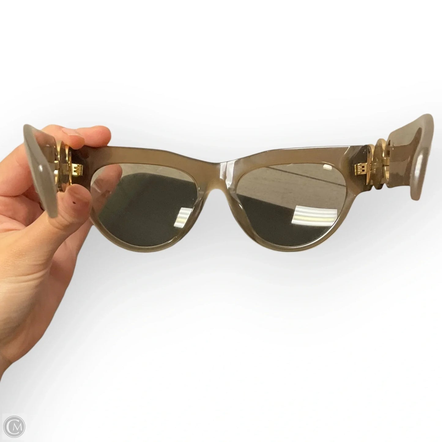 Sunglasses Luxury Designer By Versace, Size:
