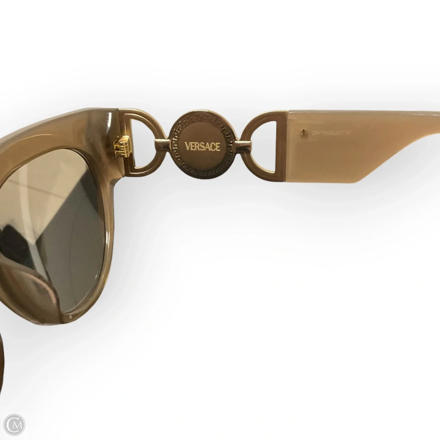 Sunglasses Luxury Designer By Versace, Size: