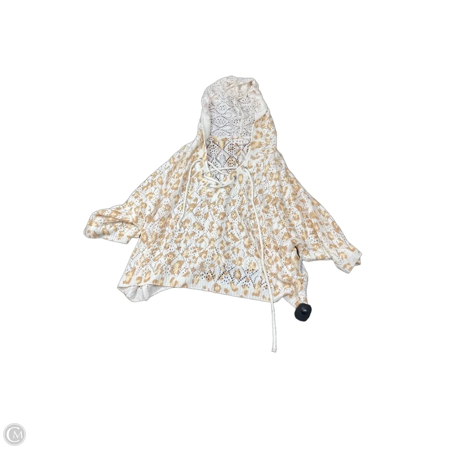 Jacket Shirt By Pol In Cream, Size: S