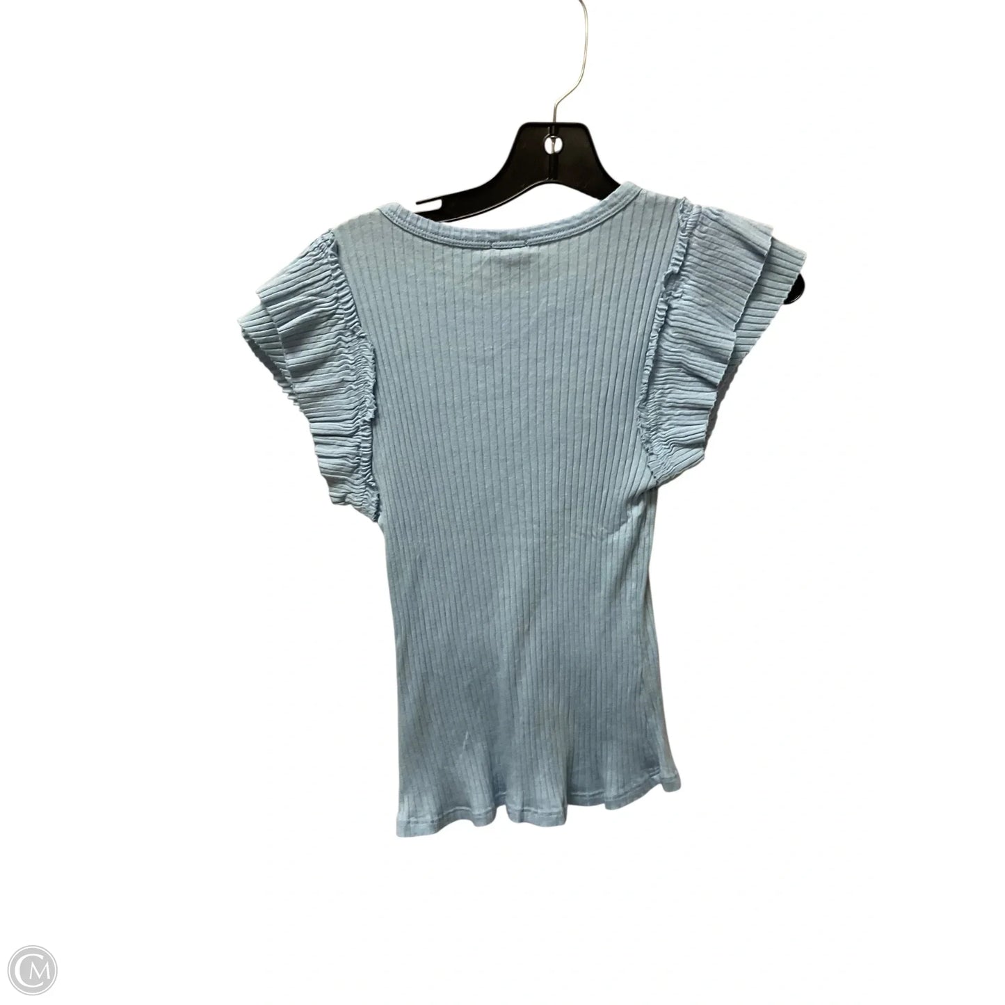 Top Short Sleeve By W5 In Blue, Size: S