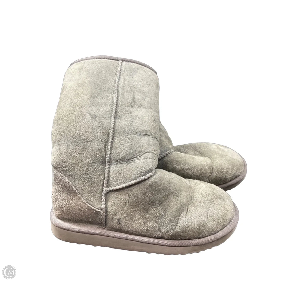 Boots Designer By Ugg In Grey, Size: 6