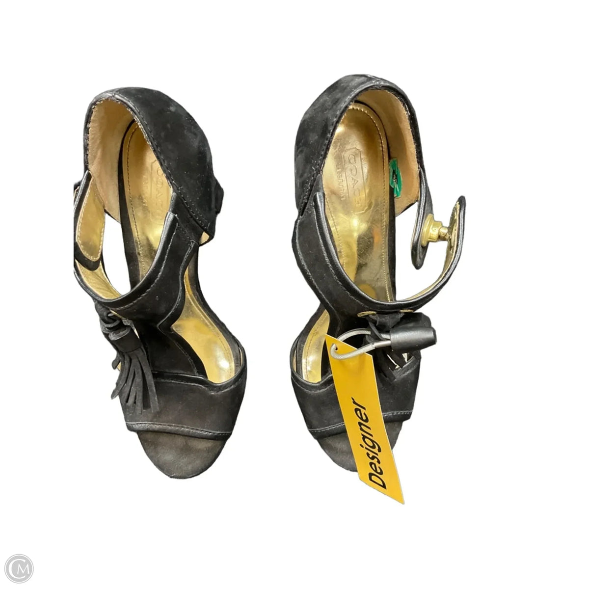 Shoes Designer By Coach In Black, Size: 8