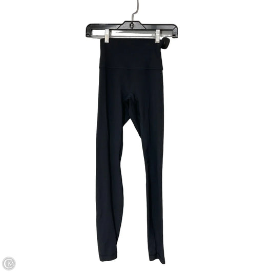 Athletic Leggings By Lululemon In Black, Size: Xs