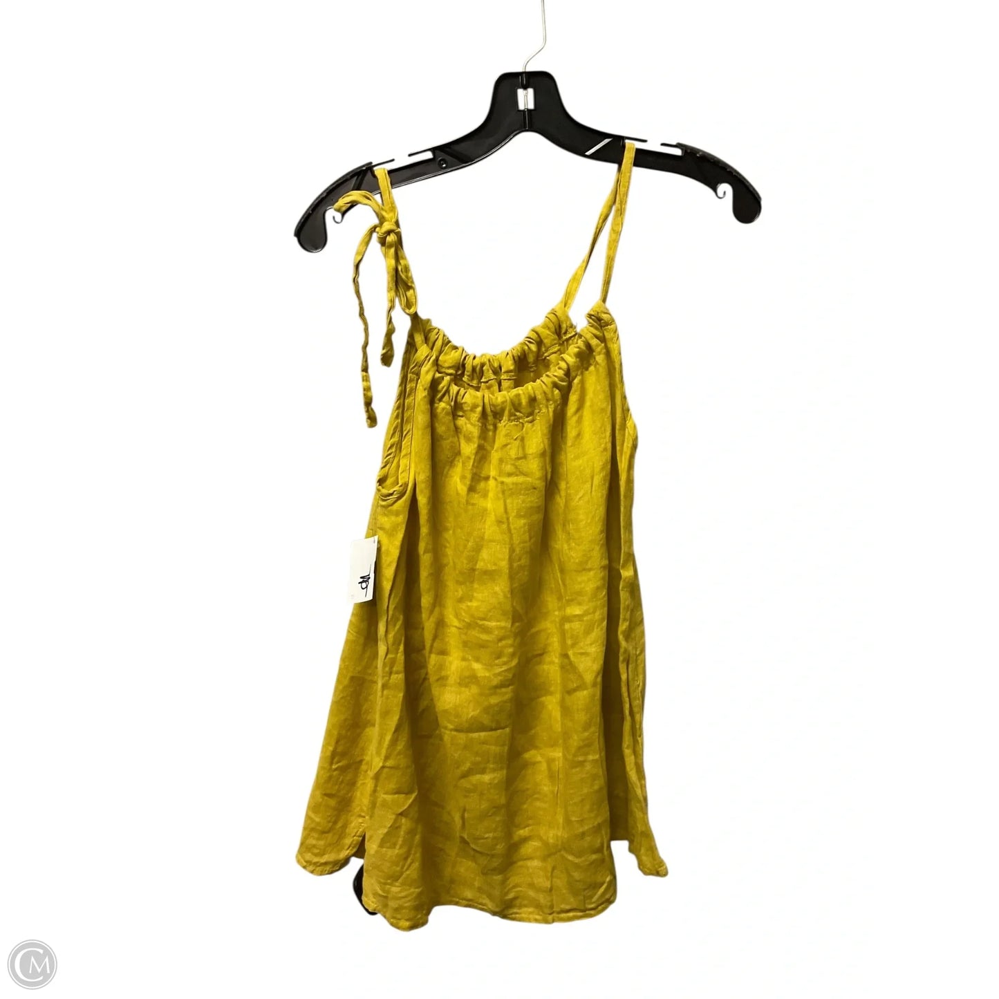 Top Sleeveless By Clothes Mentor In Yellow, Size: L