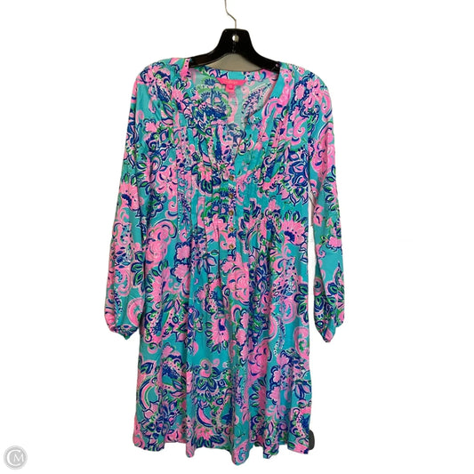 Dress Designer By Lilly Pulitzer In Blue & Pink, Size: Xs