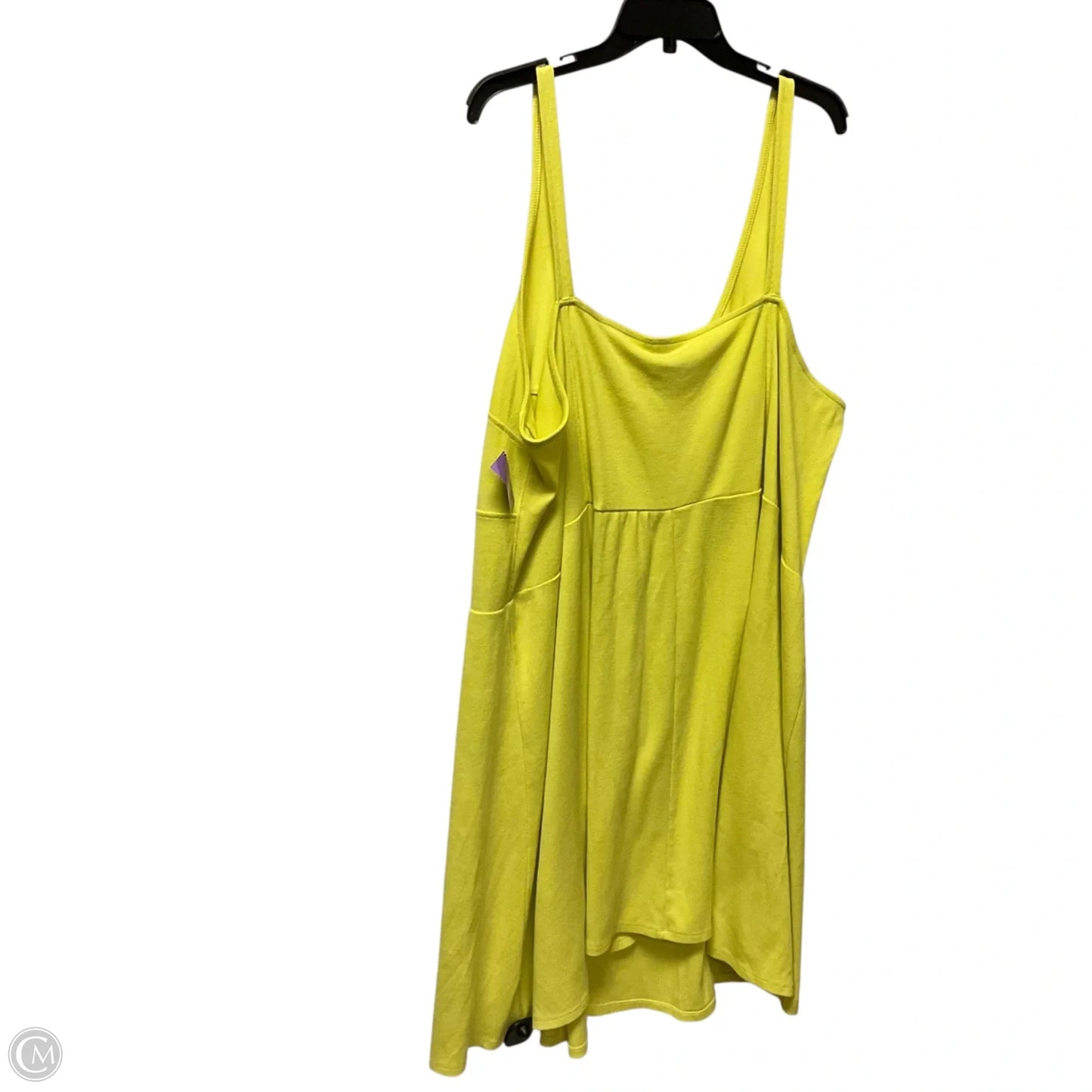 Dress Casual Midi By Universal Thread In Yellow, Size: 4x