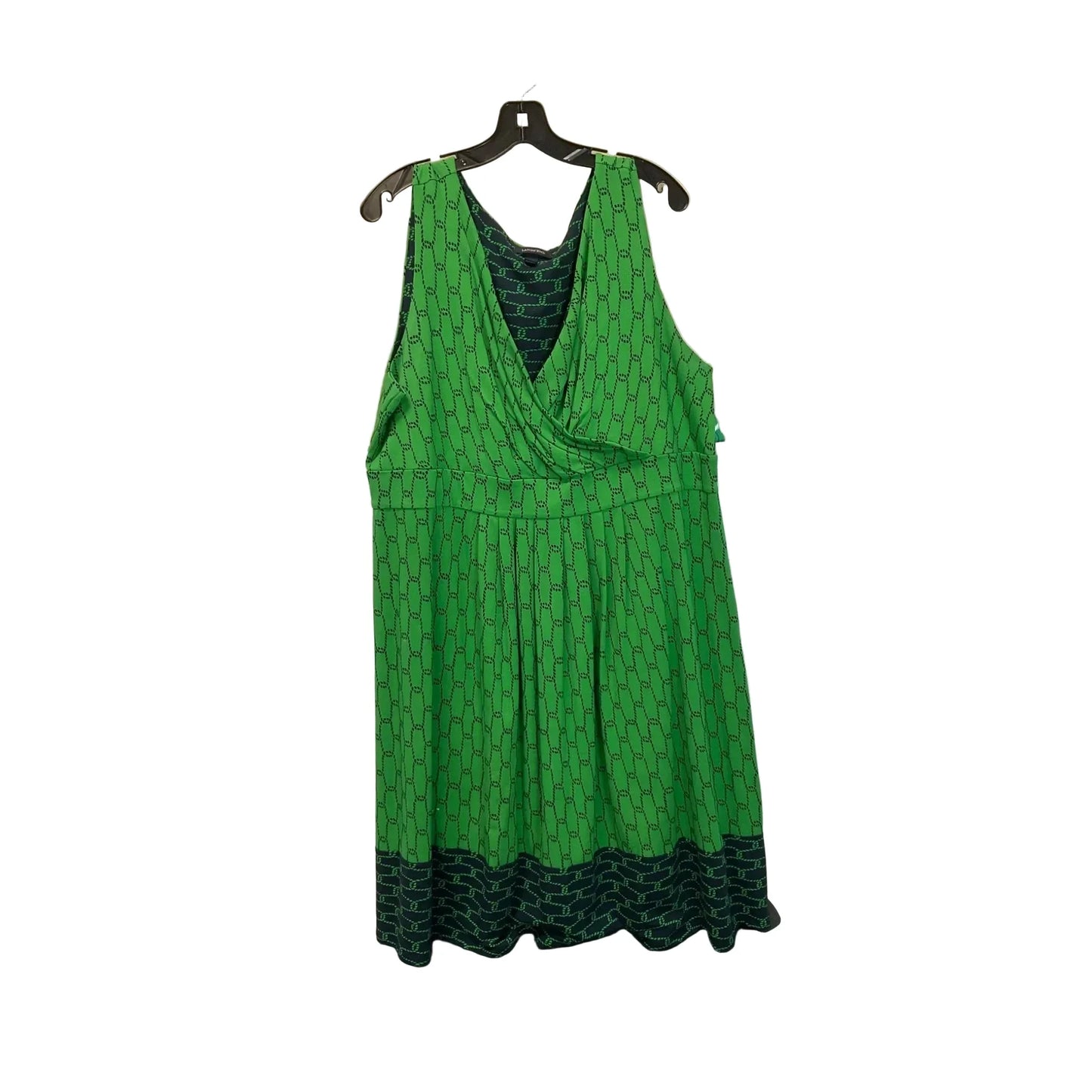 Dress Casual Short By Lands End In Green, Size: 2x
