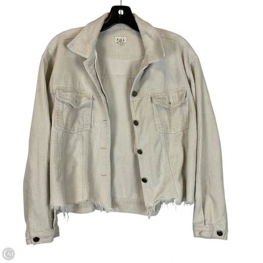 Jacket Other By Pol In Cream, Size: S