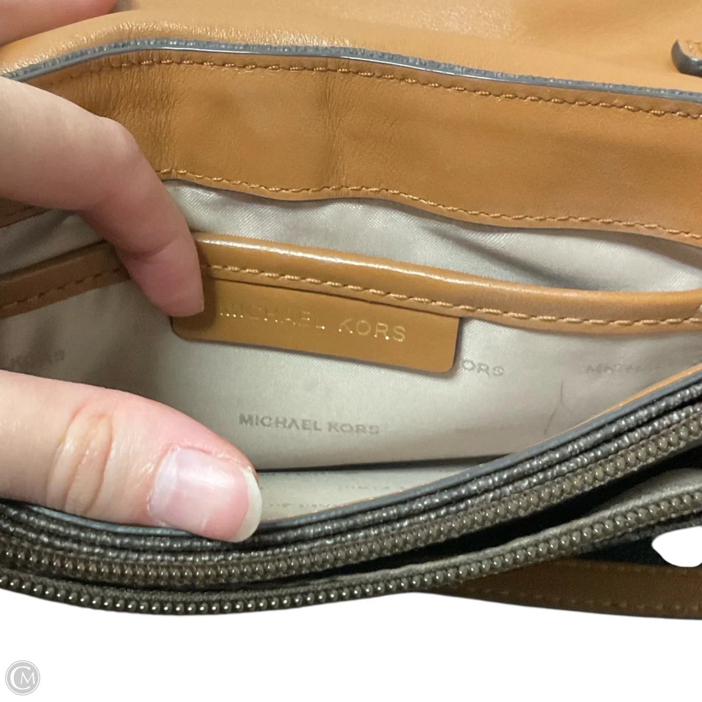 Crossbody Designer By Michael Kors, Size: Medium