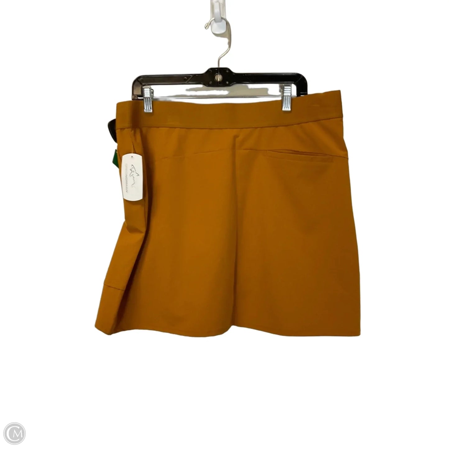 Skort By Greg Norman In Yellow, Size: L