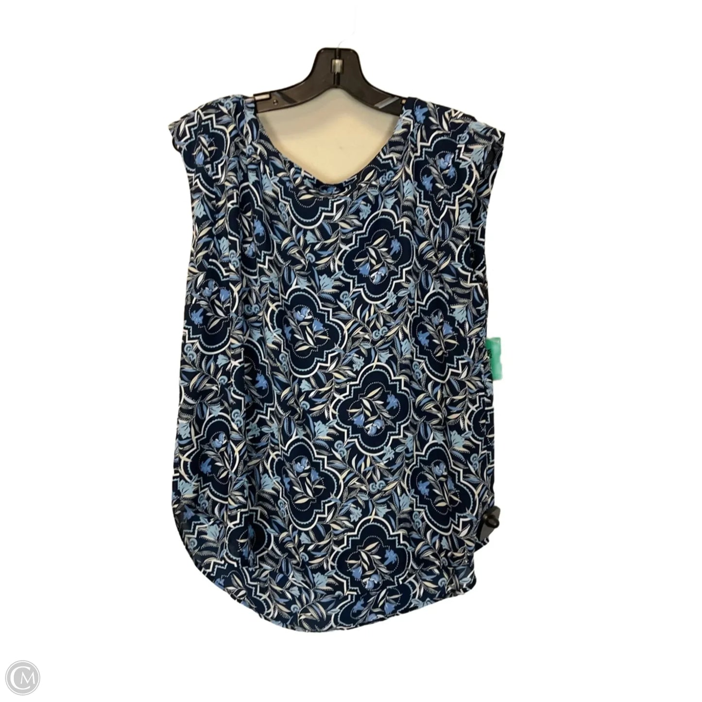 Top Sleeveless Basic By Ann Taylor In Blue, Size: L
