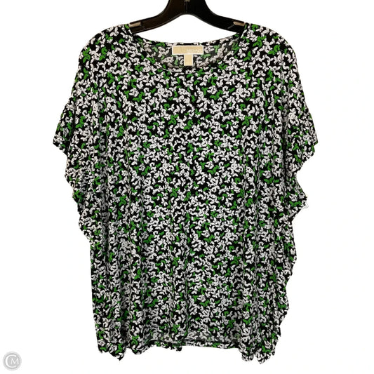 Top Short Sleeve By Michael By Michael Kors In Green, Size: L