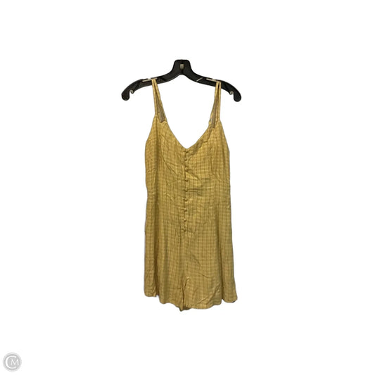 Dress Casual Short By Clothes Mentor In Yellow, Size: Xxsp