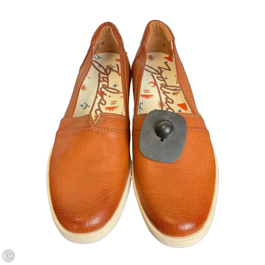 Shoes Sneakers By Zodiac In Brown, Size: 7