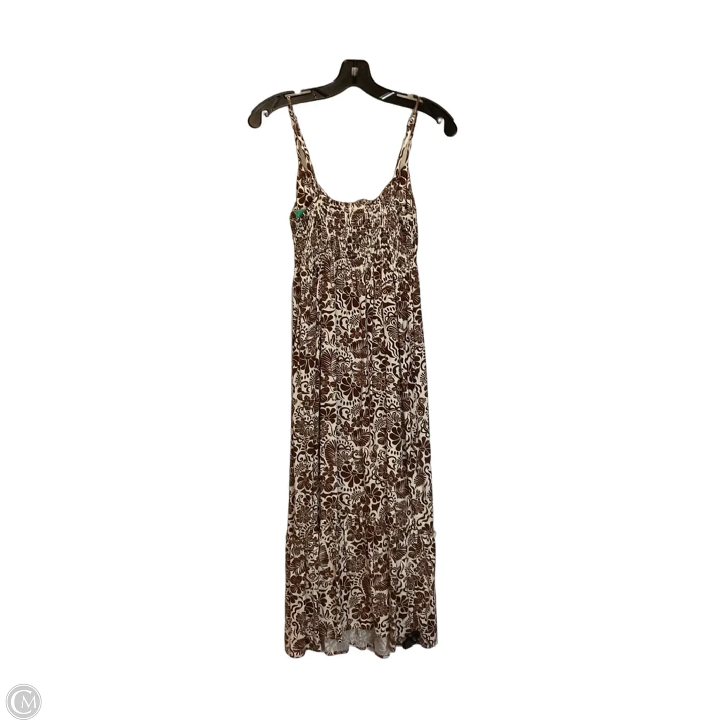 Dress Casual Midi By Monteau In Brown, Size: S