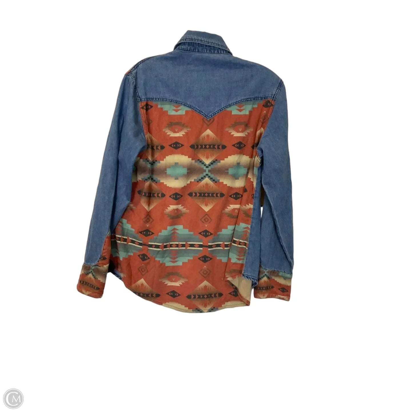 Top Long Sleeve By Clothes Mentor In Blue, Size: M