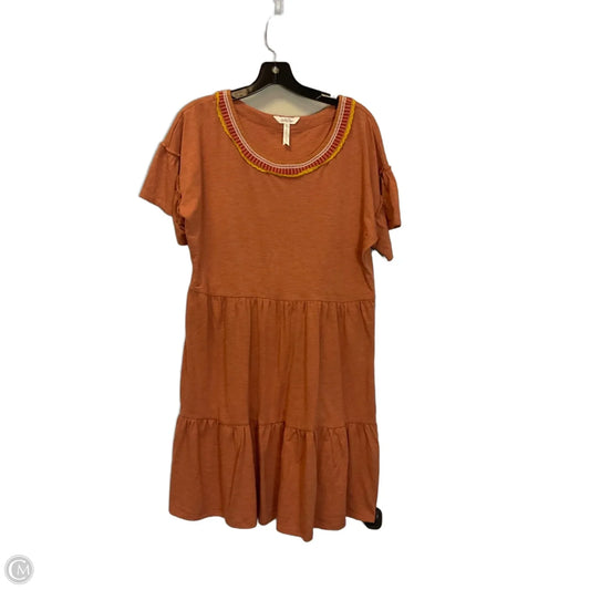 Dress Casual Midi By Matilda Jane In Orange, Size: Xl