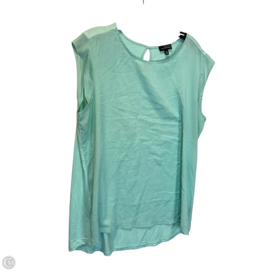 Top Sleeveless By Limited In Aqua, Size: Xxl