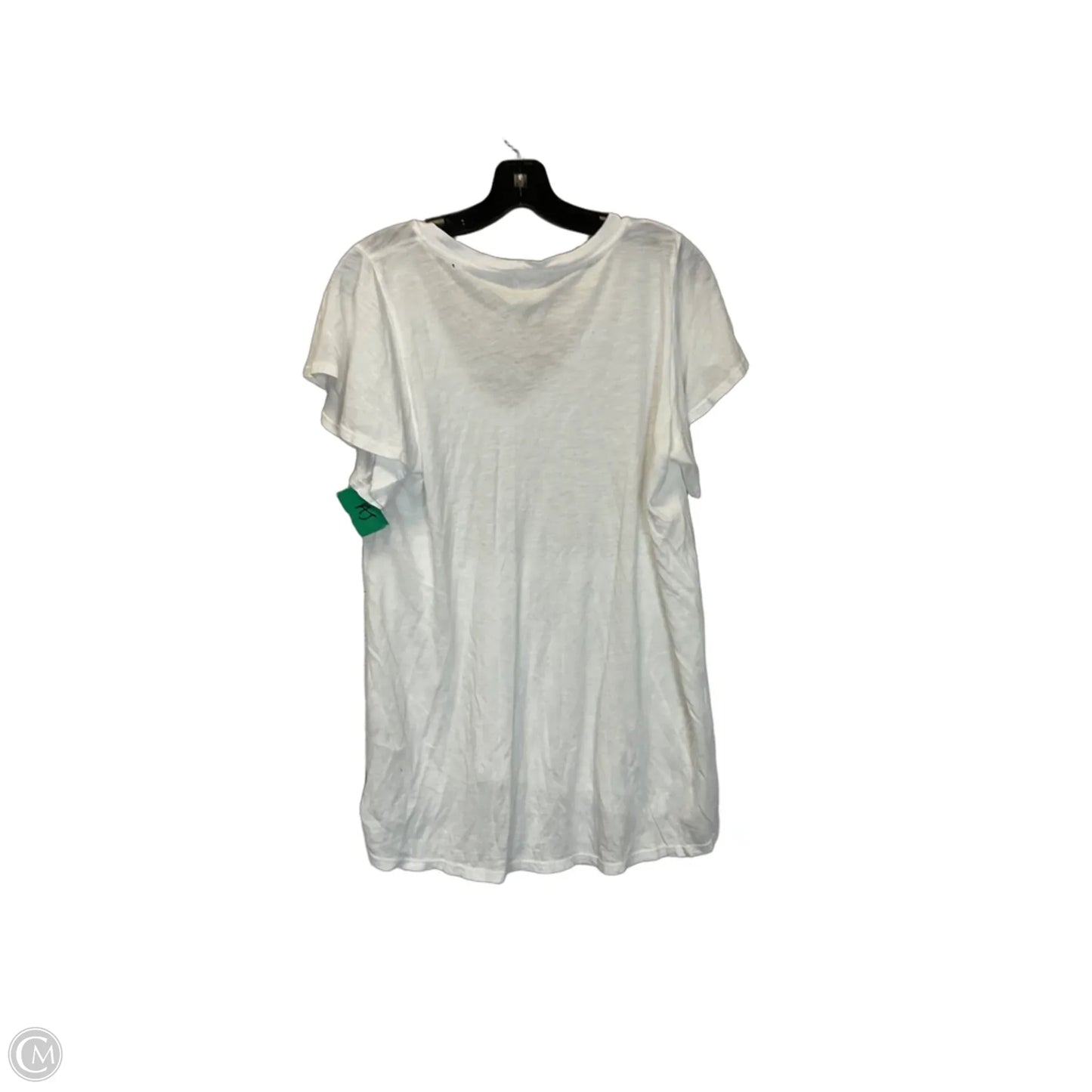 Top Short Sleeve By T.la In White, Size: M