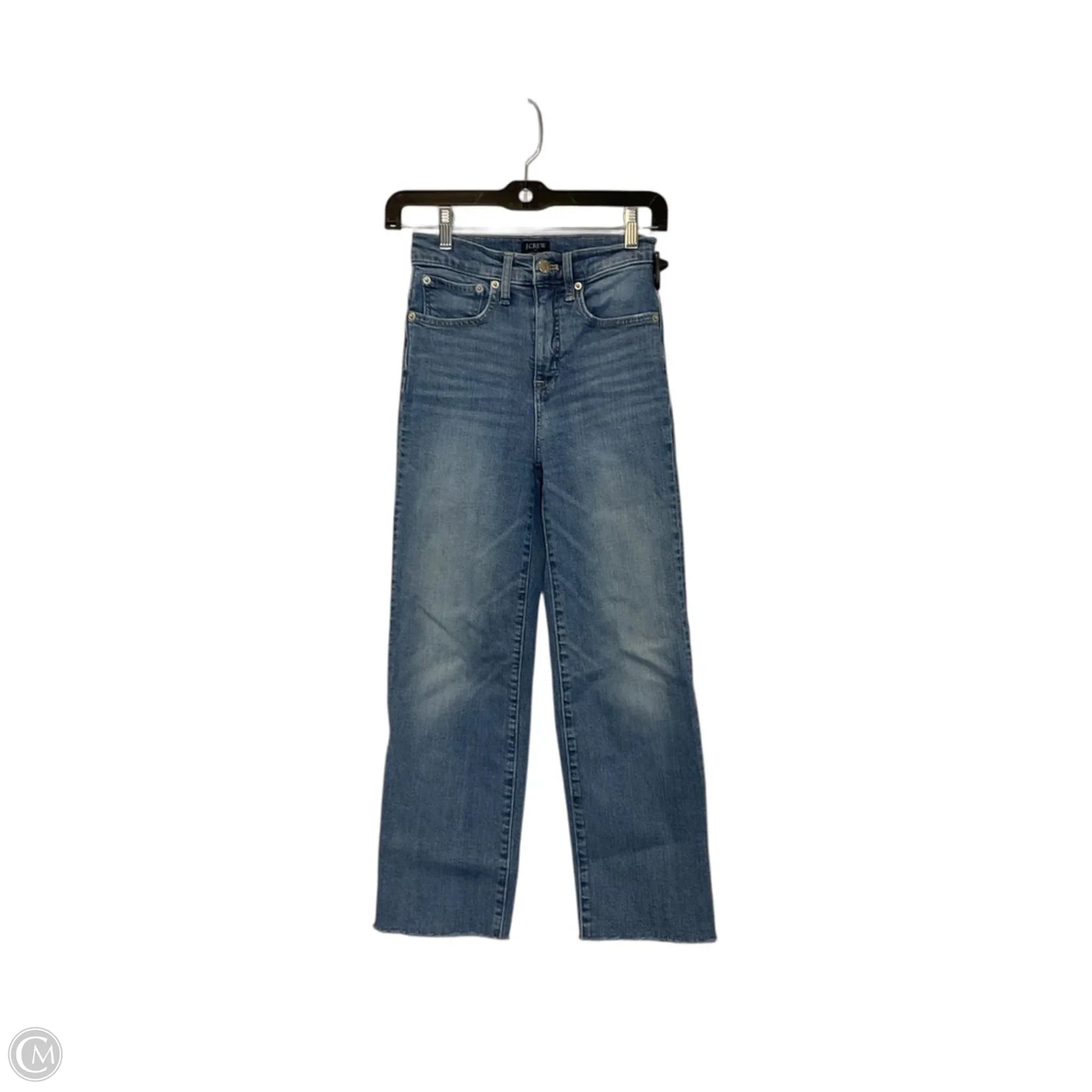 Jeans Wide Leg By J. Crew In Blue Denim, Size: 0