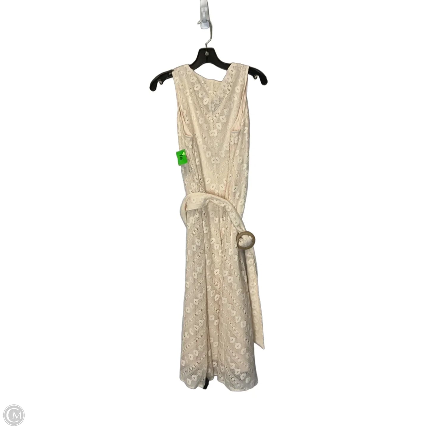 Dress Casual Maxi By Anne Klein In Beige, Size: L
