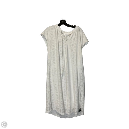 Dress Casual Midi By Rafaella In White, Size: Xl
