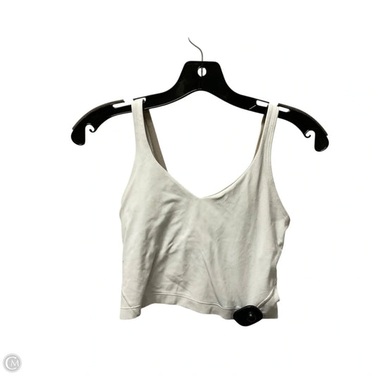 Athletic Tank Top By Lululemon In White, Size: 2