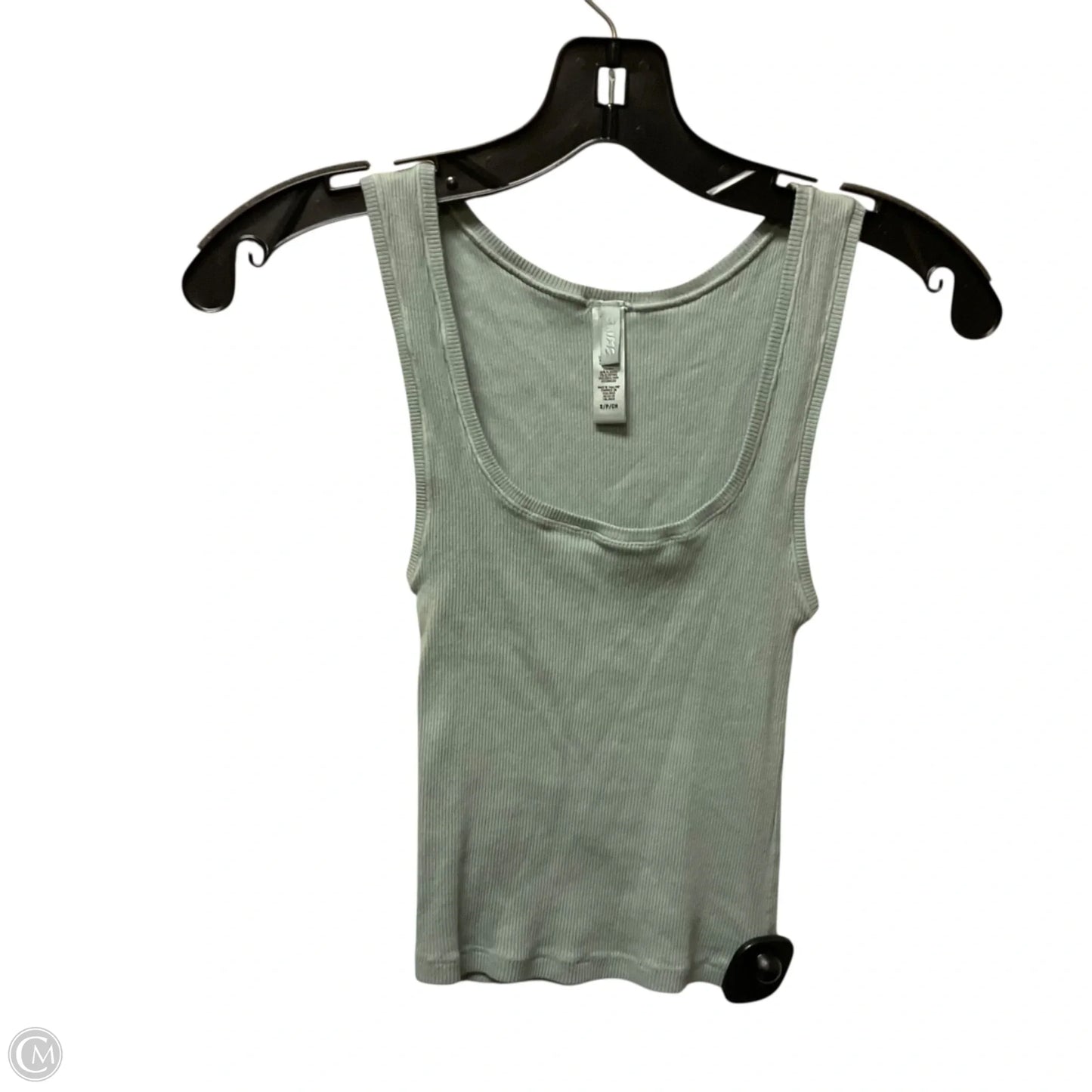 Top Sleeveless By Skims In Green, Size: S