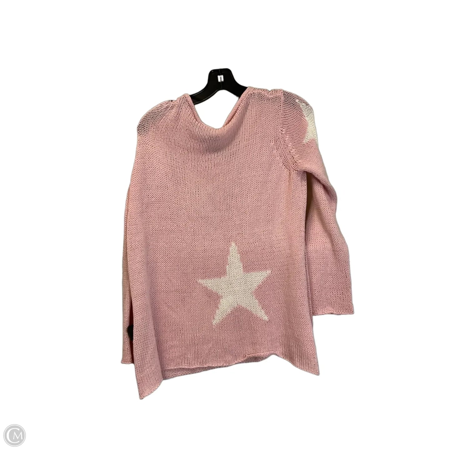 Top Long Sleeve By Wooden Ships In Pink, Size: Xs