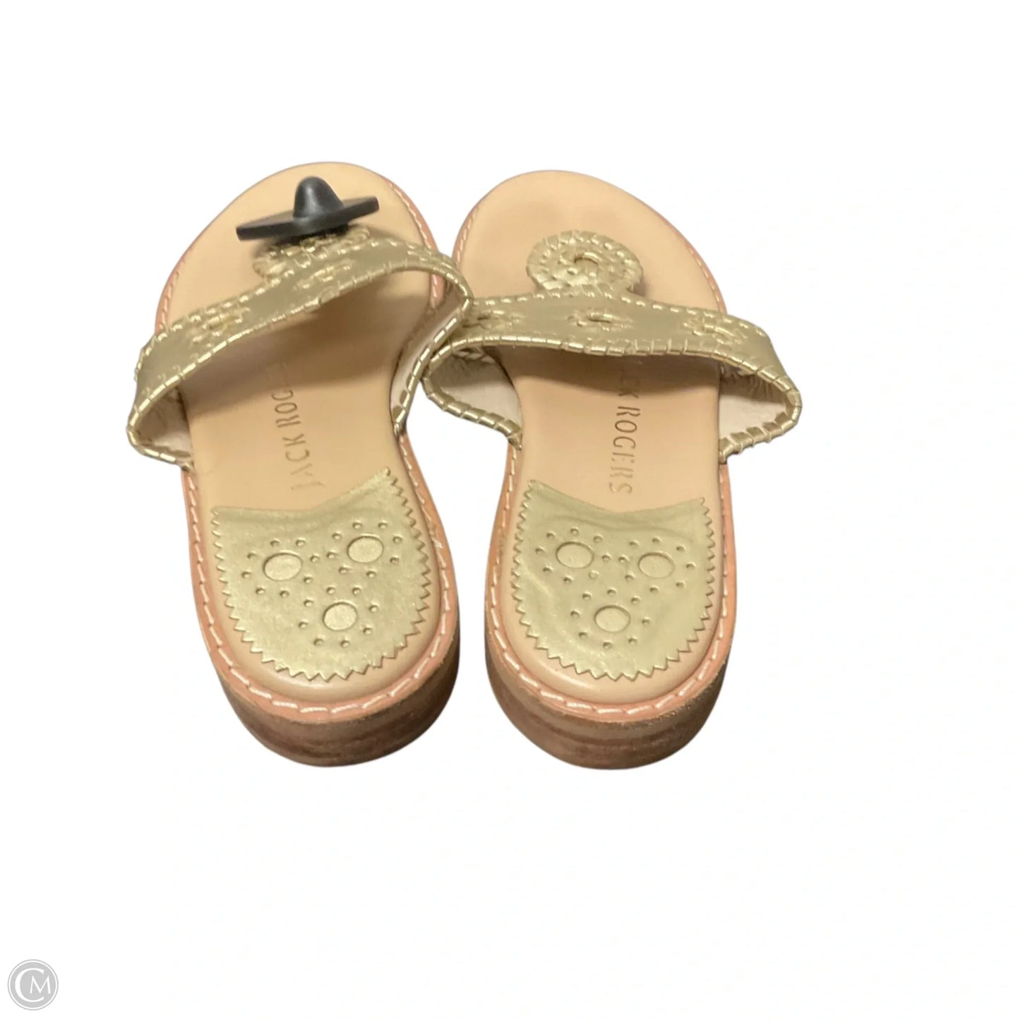 Sandals Flats By Jack Rogers In Gold, Size: 7.5
