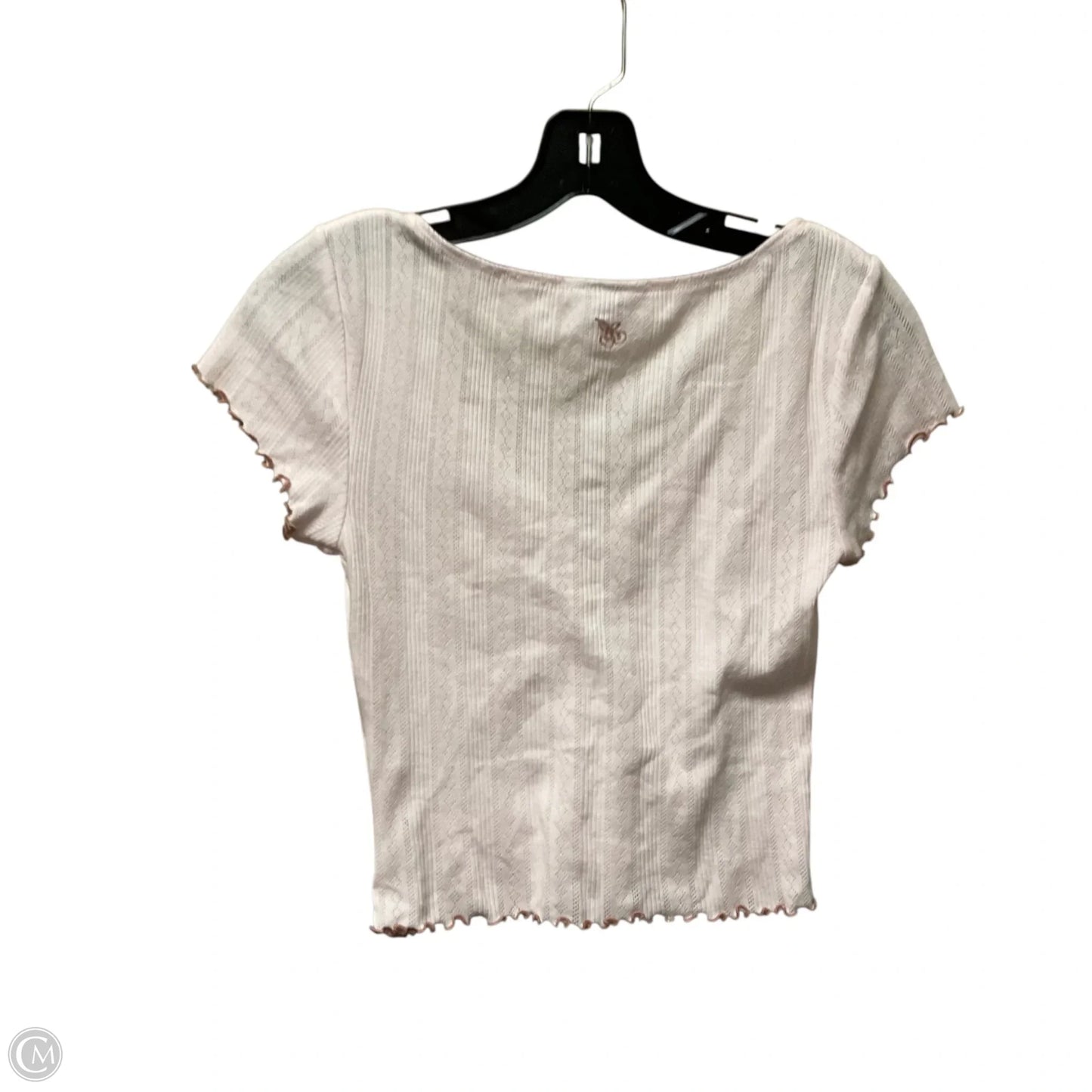 Top Short Sleeve By Out From Under In Pink, Size: S