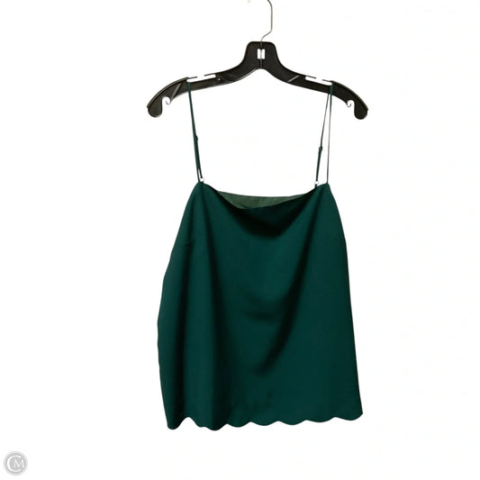 Top Sleeveless By J. Crew In Green, Size: L