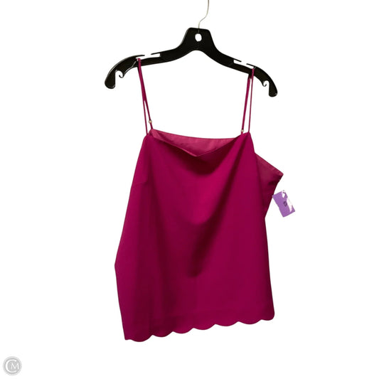 Top Sleeveless By J. Crew In Pink, Size: L