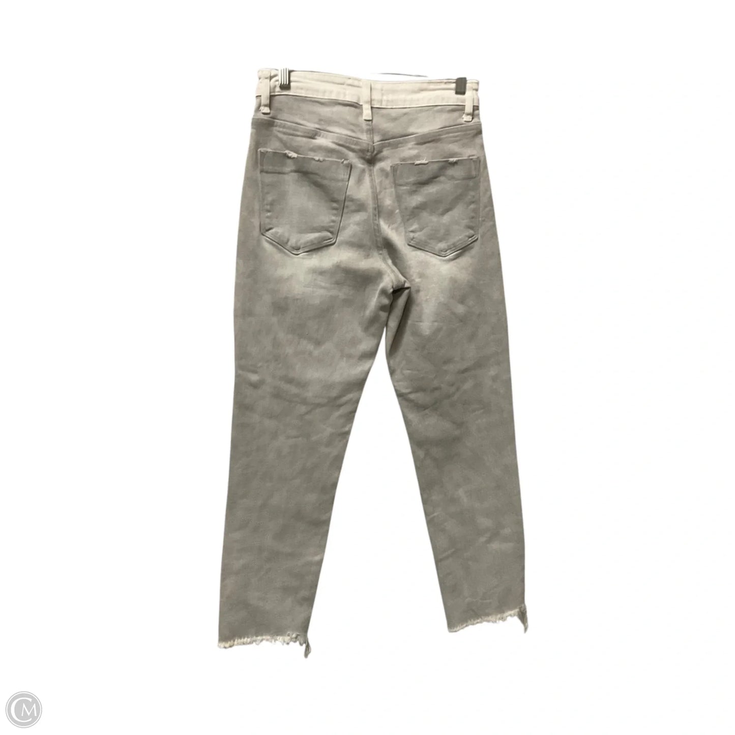 Jeans Skinny By Flying Monkey In Grey & Tan, Size: 2