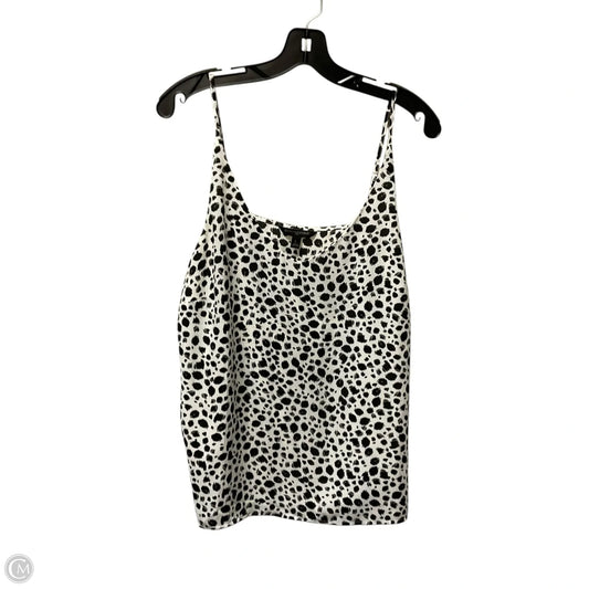 Top Sleeveless By Banana Republic In Animal Print, Size: L