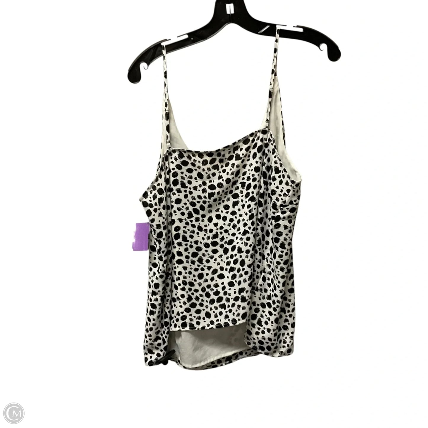 Top Sleeveless By Banana Republic In Animal Print, Size: L