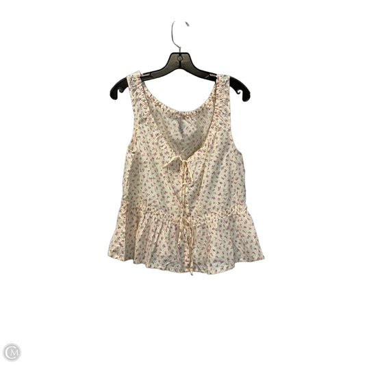 Top Sleeveless By Madewell In Cream, Size: S