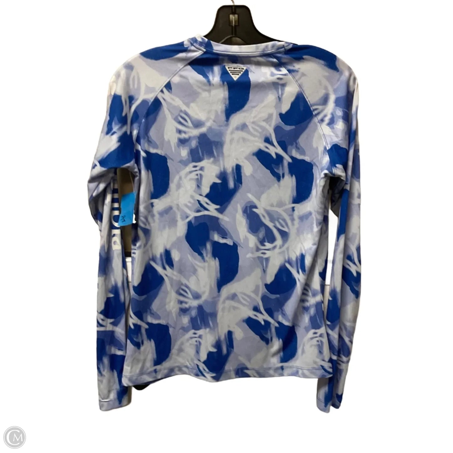 Athletic Top Long Sleeve Crewneck By Columbia In Blue, Size: S